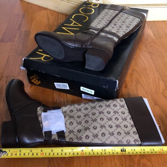 New Rocawear Brown Riding Boots - Picture 6 of 7